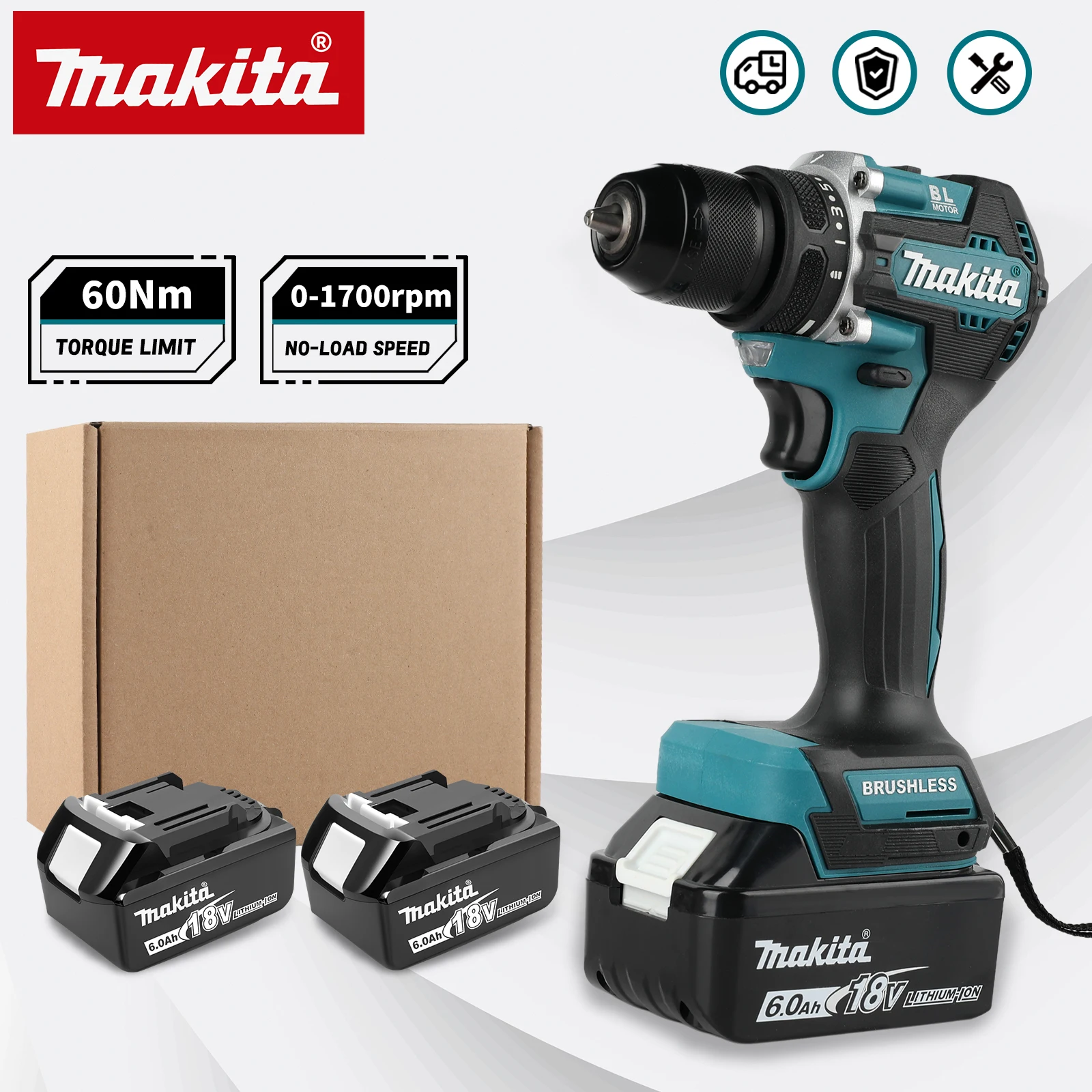 Makita Drill Ddf484 - ماكيتا DDF487 مثقاب كهربائي 18 فولت