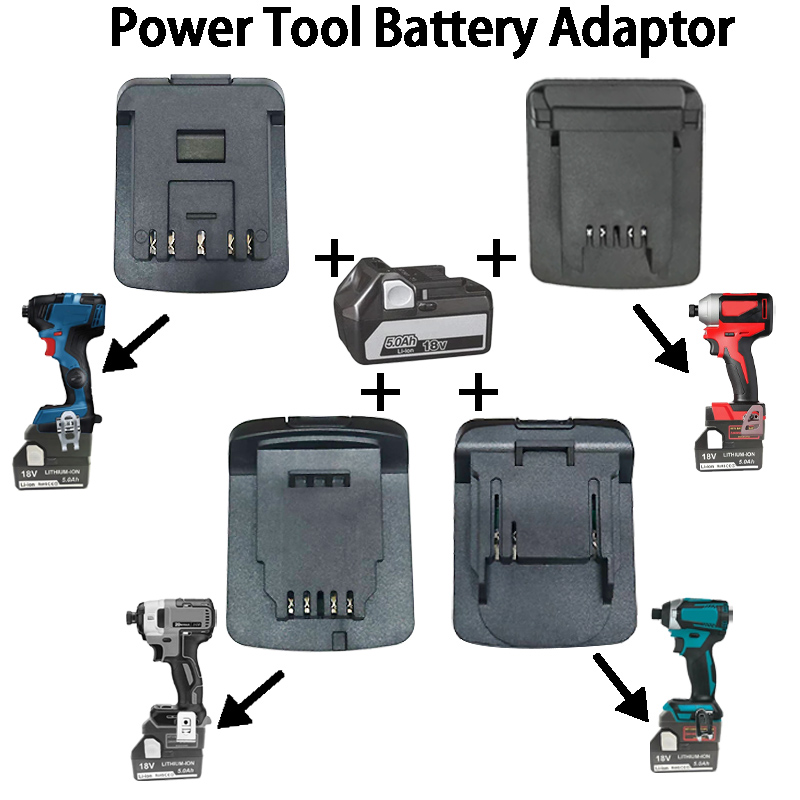 Power Tools Hikoki - محول بطارية لبطاريات ليثيوم هيتاشي وهيكوكي