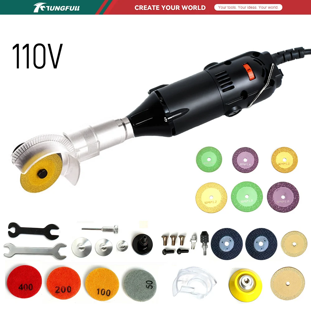 Power Tools Usa - جلاخة زاوية صغيرة TUNGFULL 110 فولت،