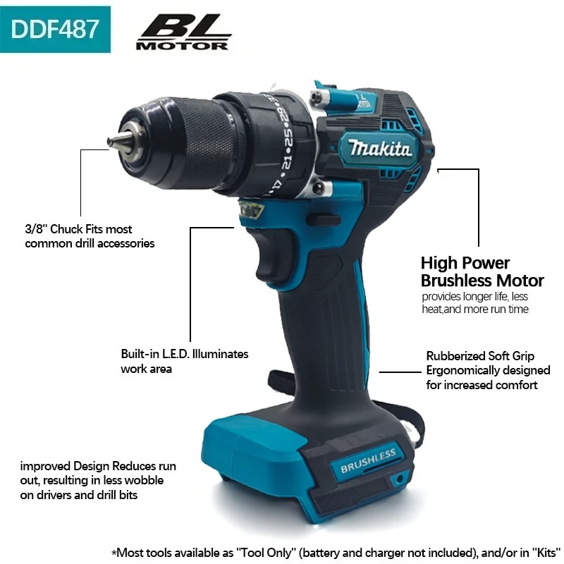 مثقاب كهربائي لاسلكي ماكيتا DD - مراجعة Makita Drill Ddf484 وسعره