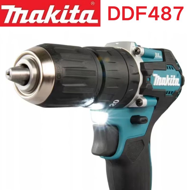 ماكيتا الأصلية. مثقاب كهربائي  - مراجعة Makita Drill Ddf484 وسعره