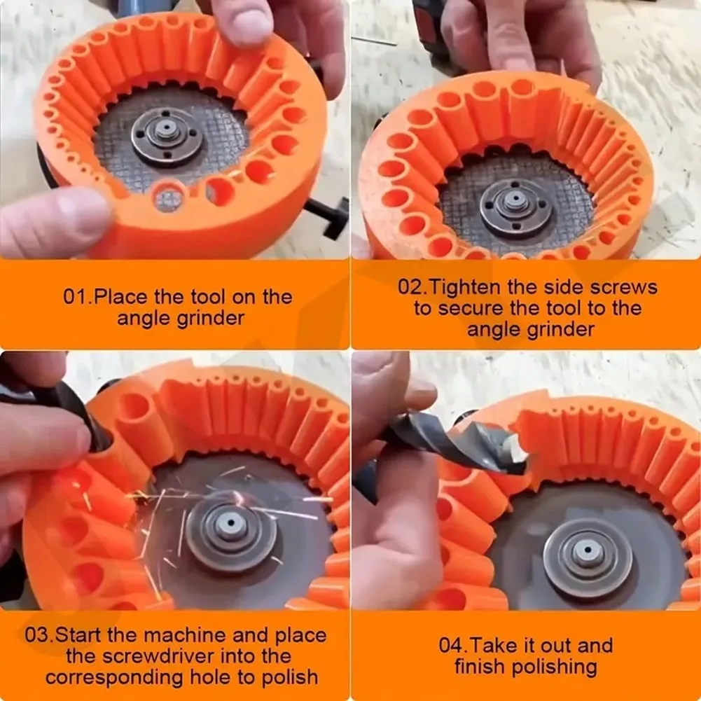 مبراة لقم الحفر الكهربائية من  - مراجعة Power Tools Orange وسعره