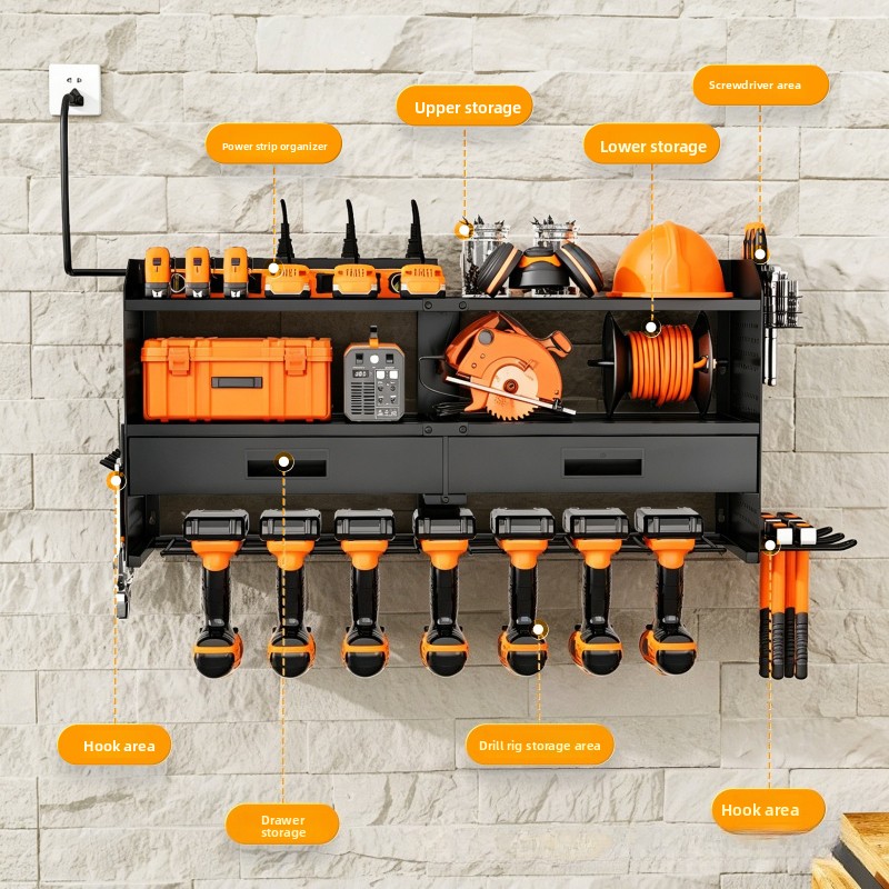 رف تخزين أدوات كهربائية متين و - مراجعة Power Tools Display Rack وسعره