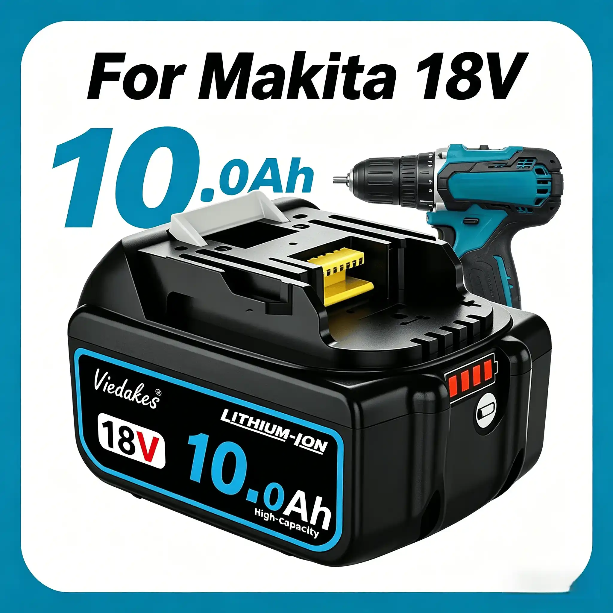 بطارية ليثيوم أيون 18 فولت 12. - مراجعة Makita Drill Ddf484 وسعره
