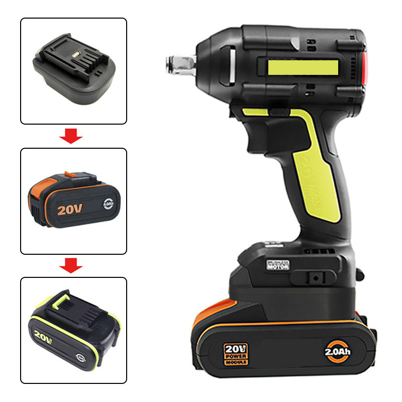 مهايئ بطارية محول ل Worx 4Pin  - مراجعة Power Tools Orange وسعره